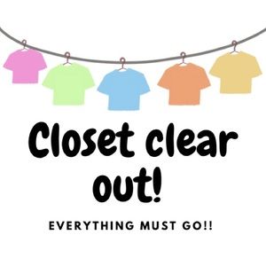 🔥CLOSET CLEAR OUT 🔥